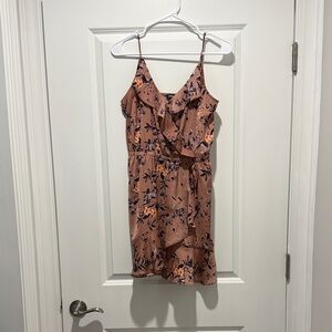 Express Floral Mini Dress - Pink and Black